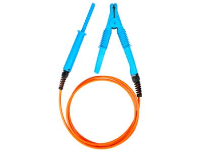 Metrel A1795 HV-testledning m. krokodilleklemme, blå, 3 m